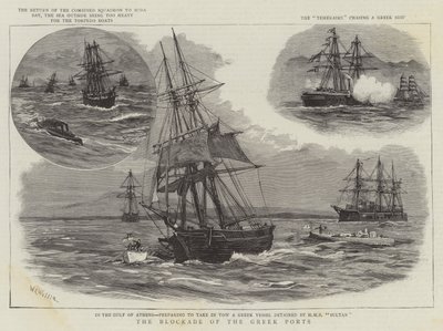 The Blockade of the Greek Ports by William Lionel Wyllie
